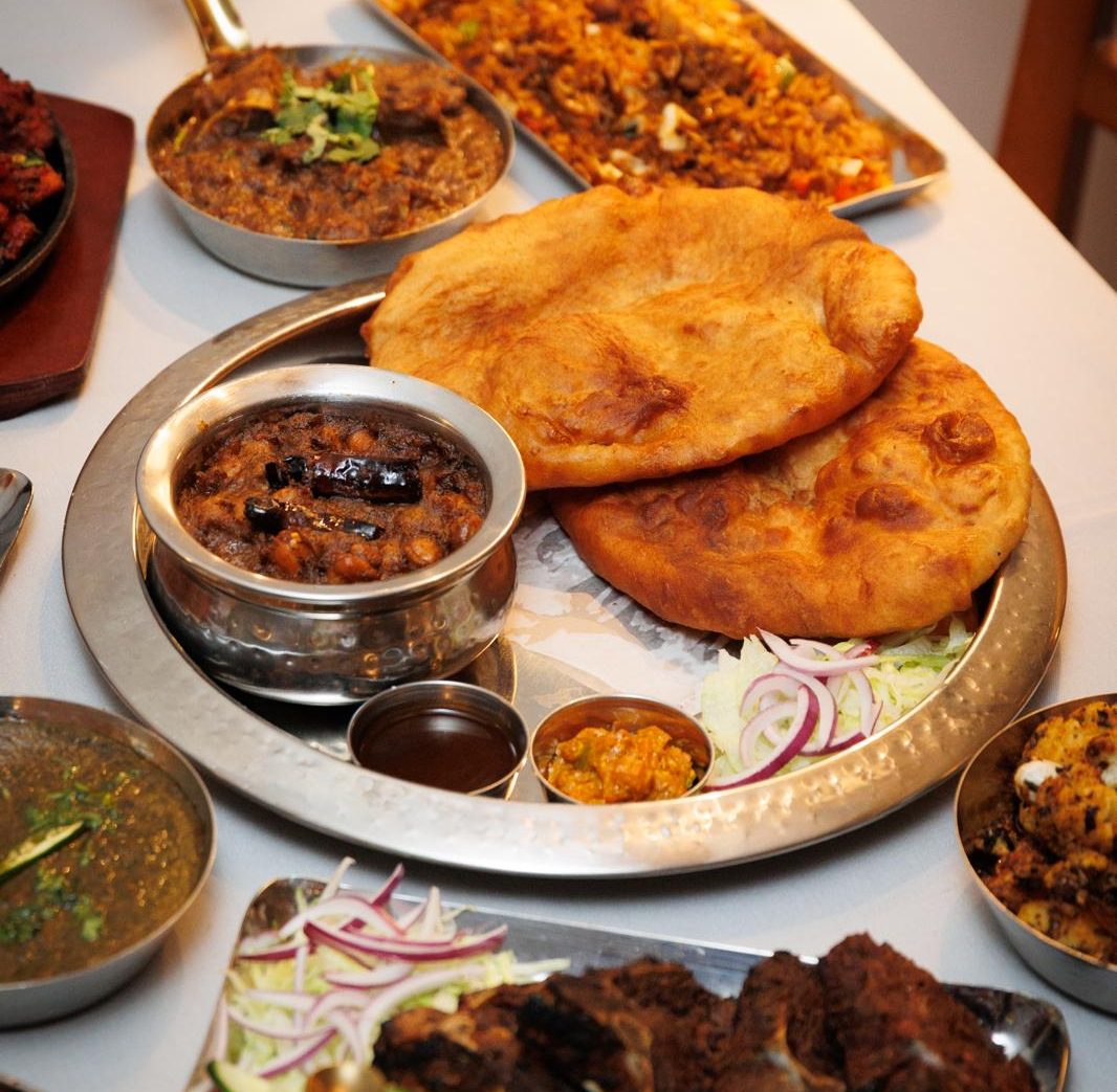 Channa Batura Thali